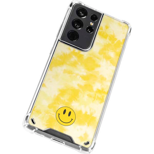 Yellow Tie Die Galaxy S21 Ultra 5G Clear Case